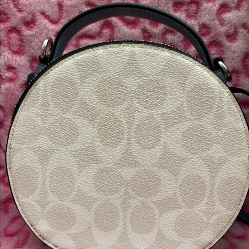 Coach Canteen Crossbody in Signature Canvas with Varsity Motif - Picture 3 of 10